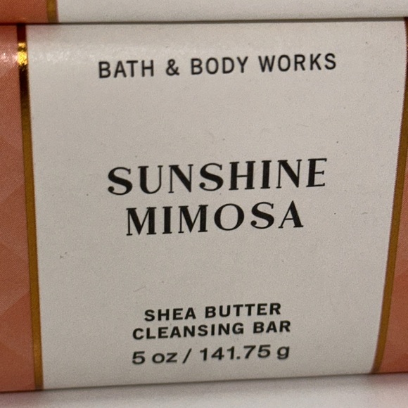 Bath & Body Works Sunshine Mimosa Shea Butter Bar Soap 5.0 Oz. 2 Pack - Picture 6 of 6